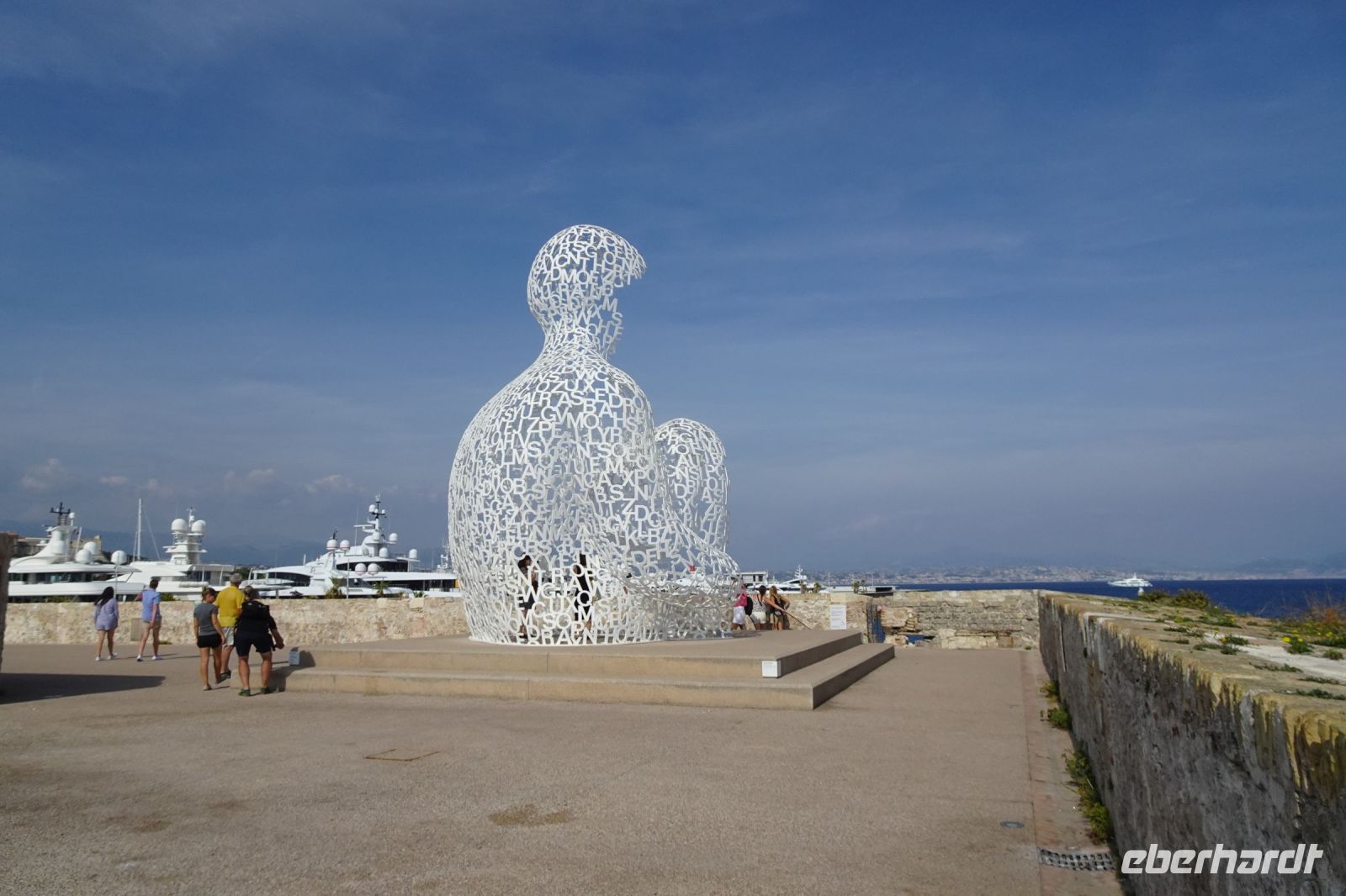 Tag 4 05.10.2023 Antibes, Le Nomade, Jaume Plensa &ndash; &copy; Gabriele Sauer (Eberhardt TRAVEL)