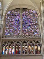 RADREISE LOIRE 3.-11.9.24: Die Rosette in der Kathedrale von Tours &ndash; &copy; Ekkehard Villing (Eberhardt TRAVEL)