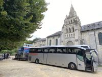 RADREISE LOIRE 3.-11.9.24: Das Ende unserer Radtour an der Kirche von Cunault &ndash; &copy; Ekkehard Villing (Eberhardt TRAVEL)