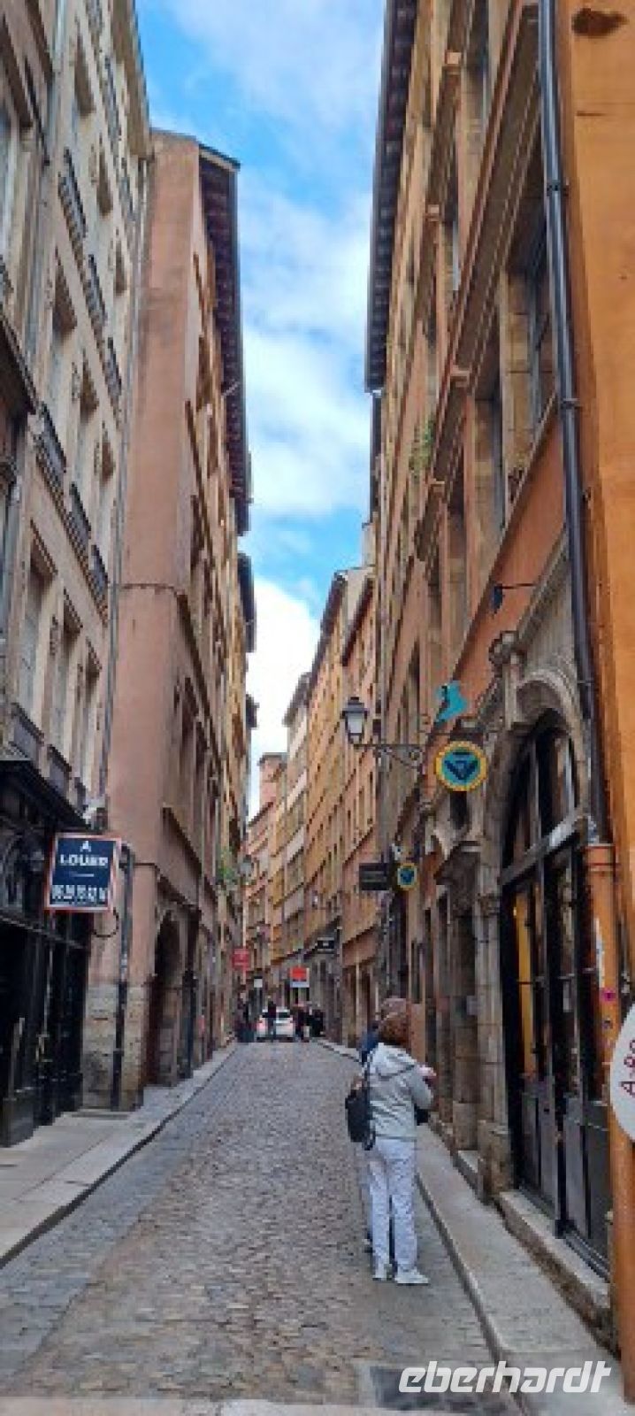Lyon Altstadt mit 4 stöckigen Wohhäusern 15.-17.Jh &ndash; &copy; Ute Solf (Eberhardt TRAVEL)