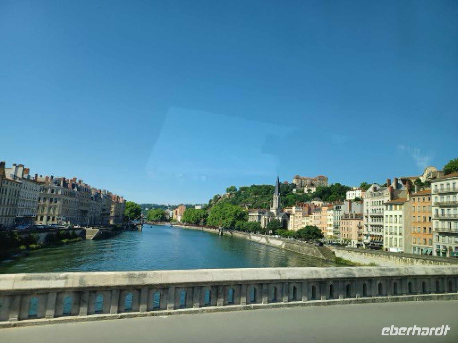 Lyon - Überquerung der Flüsse während der Stadtrundfahrt &ndash; &copy; Ute Solf (Eberhardt TRAVEL)