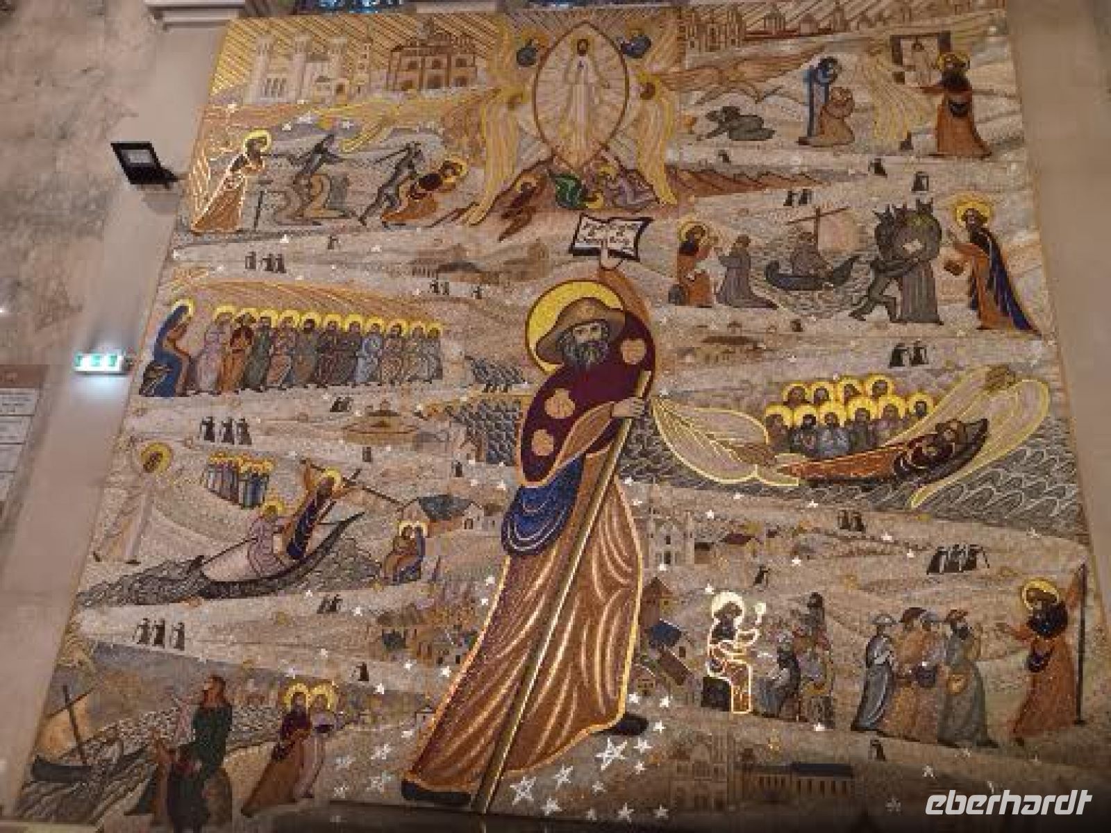 Mosaique des Heiligen Jacques de Compostelle -von einer Künstlerin aus Odessa  &ndash; &copy; Ute Solf (Eberhardt TRAVEL)