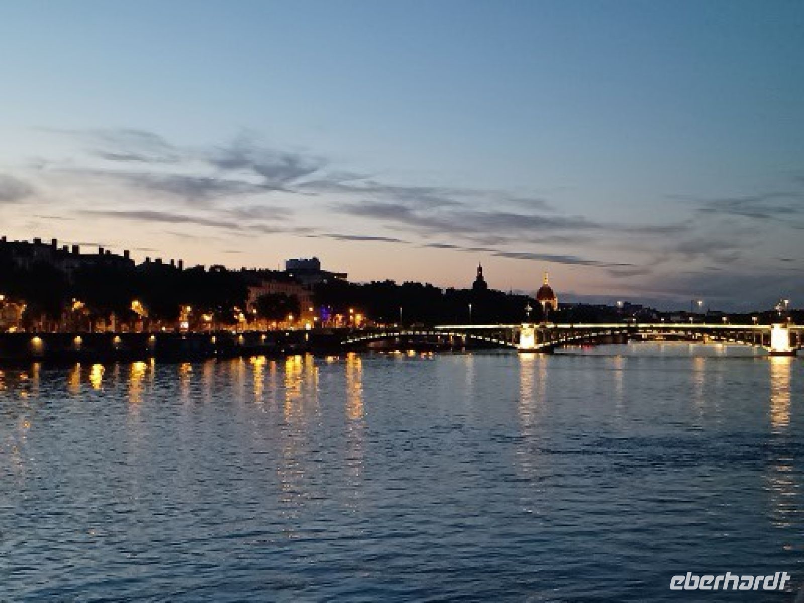 Abenddämmerung Lyon &ndash; &copy; Ute Solf (Eberhardt TRAVEL)