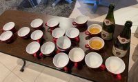 Begrüßungs-Cidre im Hotel