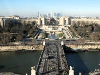 Blick vom Eiffelturm auf die Gärten des Trocadero &ndash; &copy; Gina Egenolf (Eberhardt TRAVEL)