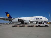 A380, Flughafen München, Deutschland &ndash; &copy; Saskia Pinnow (Eberhardt TRAVEL)