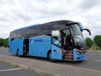 Unser Bus, Setra 511, 10,5 m lang, 3,8 m hoch, 37 Plätze