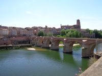 Pont Vieux (alte Brücke) über den Tarn, Albi, Frankreich