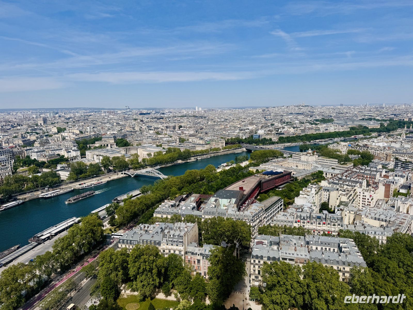 2. Tag - Blick auf die Seine vom Eiffelturm  &ndash; &copy; Christin Kuschka (Eberhardt TRAVEL)