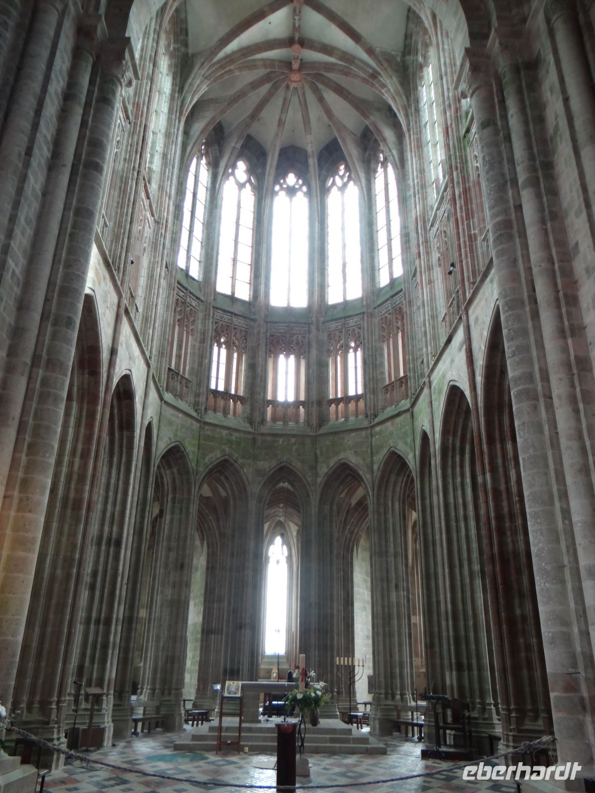 Mont Saint-Michel, der Chor der Abteikirche  &ndash; &copy; Vivian Kreft (Eberhardt TRAVEL)