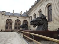 Chantilly, der Innenhof des Großen Marstalls