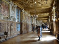 Fontainebleau, die Galerie ist bemerkenswert für ihre Kombination aus Fresken, Stuck und Holzarbeiten. &ndash; &copy; Vivian Kreft (Eberhardt TRAVEL)