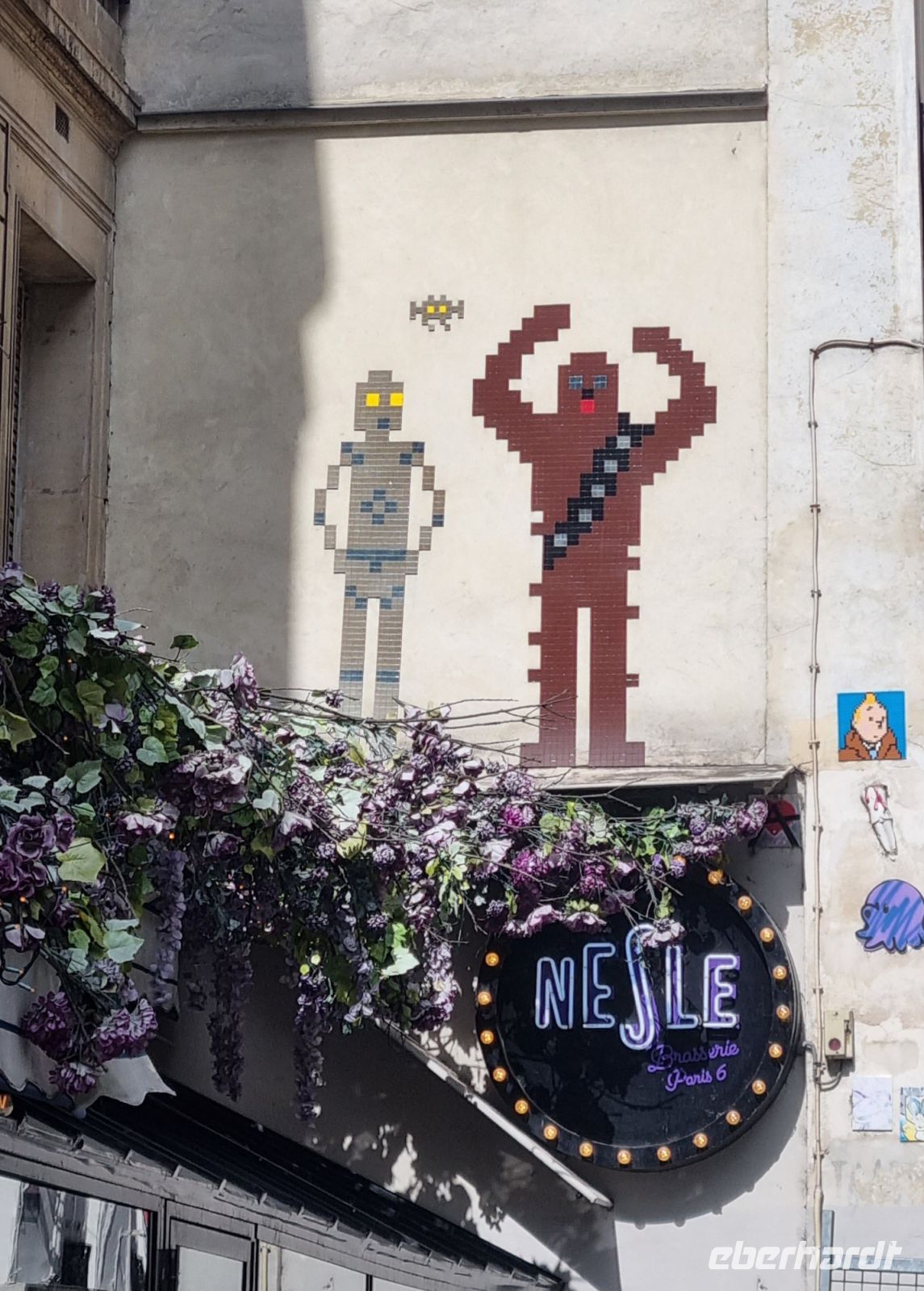 20260524 Streetart in Saint Germain Invader &ndash; &copy; Antje Kahnt (Eberhardt TRAVEL)