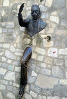 20260526 Montmartre Marcel Ayme als Passe Muraille &ndash; &copy; Antje Kahnt (Eberhardt TRAVEL)