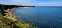 Strand der Normandie bei Arromanches 