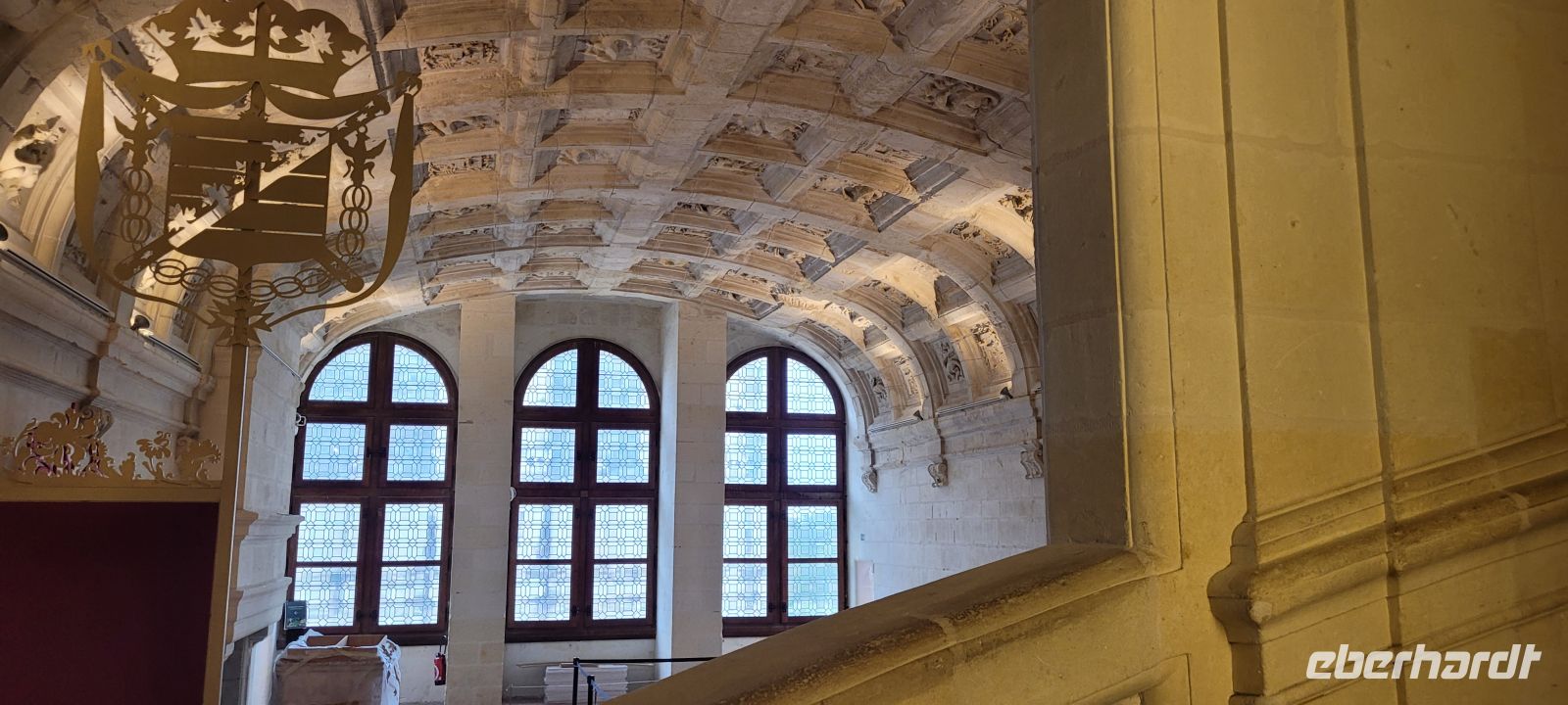 Berühmtes Gewölbe im Chateau Chambord &ndash; &copy; Evelyn Krawczyk-Bärsch (Eberhardt TRAVEL)
