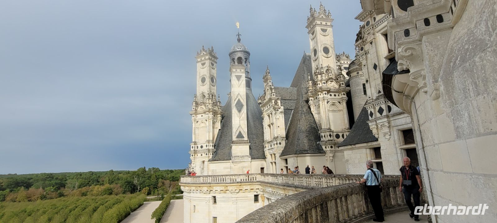 Dachterrasse Chateau Chambord &ndash; &copy; Evelyn Krawczyk-Bärsch (Eberhardt TRAVEL)
