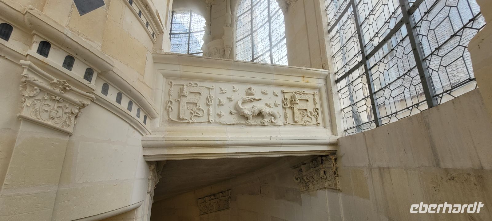 Zeichen Franz I.: Salamander, Chateau Chambord &ndash; &copy; Evelyn Krawczyk-Bärsch (Eberhardt TRAVEL)