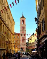 Altstadt von Nizza. Wanderreise Südfrankreich - malerische Cote d'Azur.
