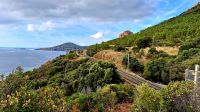 Start der Wanderung ins Esterel Gebirge.  Wanderreise Südfrankreich - malerische Cote d'Azur. 