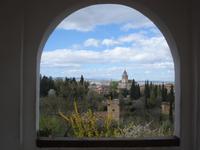 Blick zur Santa Maria de la Alhambra
