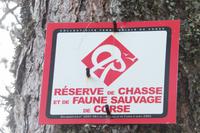 Schild Jagdreserve &ndash; &copy; Sophie Hof (Eberhardt TRAVEL)