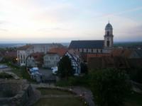 Blick vom Hotelzimmer auf den Ortskern von St. Hippolyte &ndash; &copy; Karl-Heinz Meinig (Eberhardt TRAVEL)