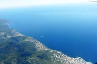 Anflug auf Korsika
