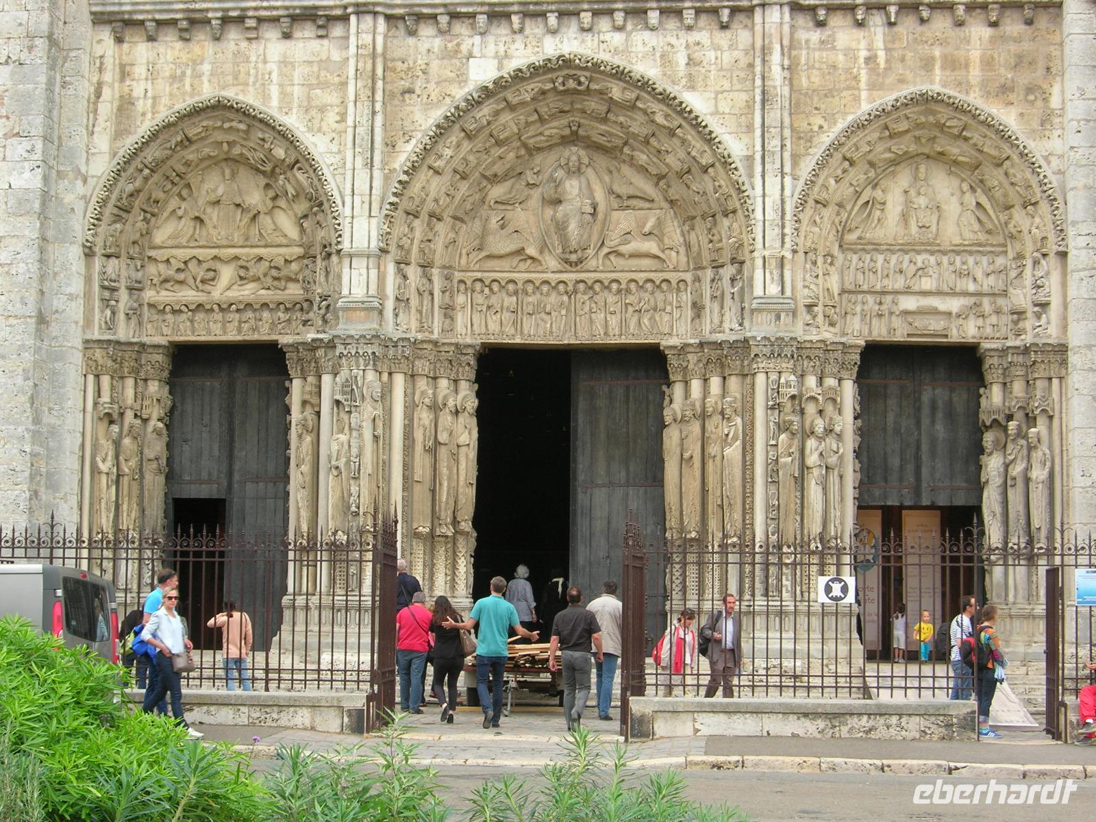 Chartres Kathedrale Westportale &ndash; &copy; Beate Schroedter (Eberhardt TRAVEL)