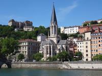 Lyon - Blick auf die Kathedrale Saint Georges