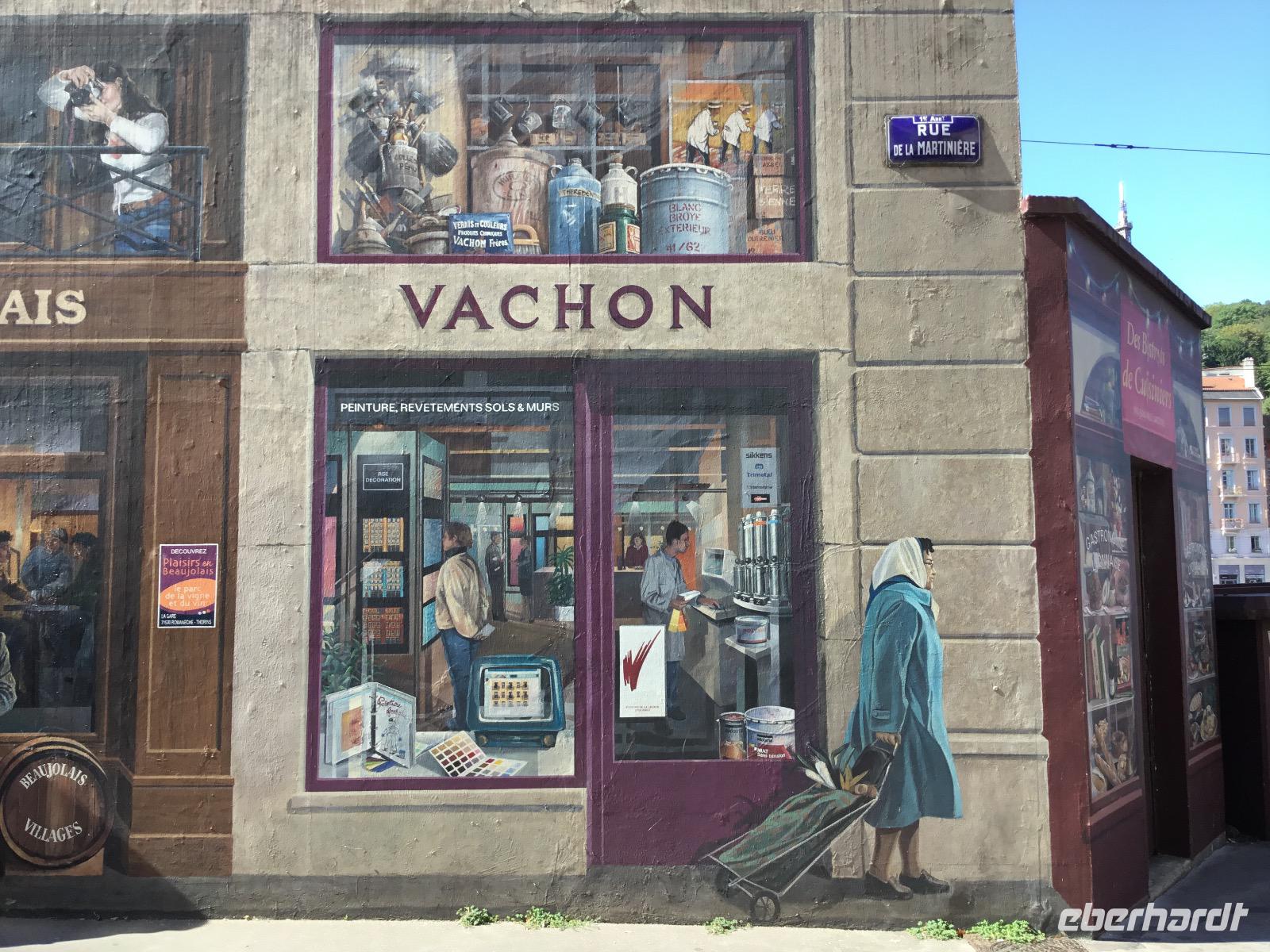 Wandmalerei in Lyon &ndash; &copy; Roswitha Zytowski (Eberhardt TRAVEL)