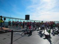 Aerobickurs auf der Tout Montparnasse!  &ndash; &copy; Maite Floris-Moser (Eberhardt TRAVEL)