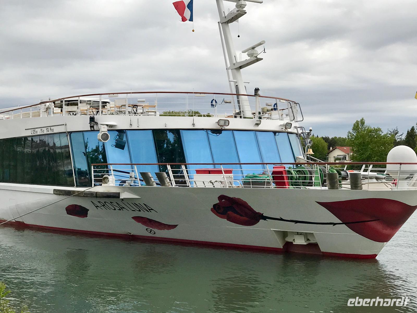 Unser Schiff A-Rosa Luna &ndash; &copy; Magda-Viola Hanke (Eberhardt TRAVEL)