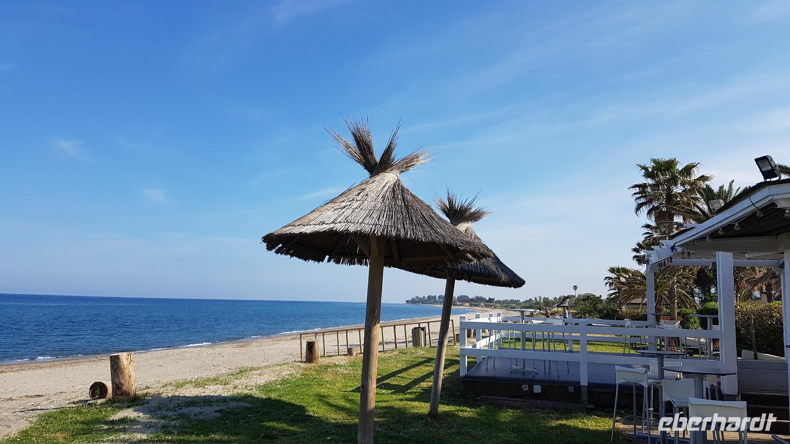 Korsika, Folelli, Hotel San Pellegrino, Strand &ndash; &copy; Ria Heilmann (Eberhardt TRAVEL)