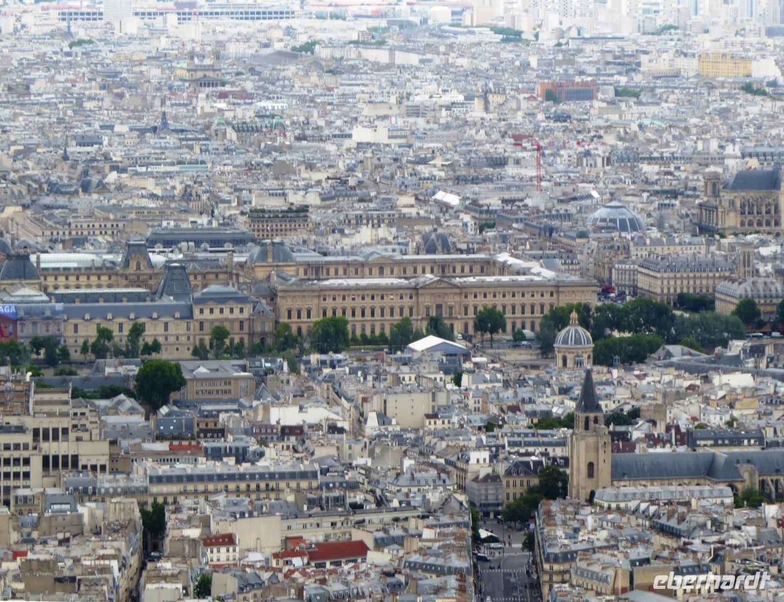 43BlickVomMontparnasseTurmAufDenLouvre &ndash; &copy; Alexandra Jordan (Eberhardt TRAVEL)