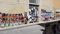 Werbung für Festival-Theaterstücke, Avignon &ndash; &copy; Alexandre de Bordelius (Eberhardt TRAVEL)