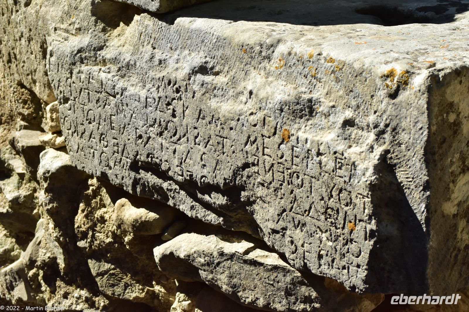 Antiker griechischer Text  &ndash; &copy; Martin Büchner (Eberhardt TRAVEL)