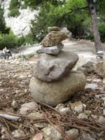 Rhodos - Mein Steinhaufen auf Monolithos &ndash; &copy; Franziska Bergmann (Eberhardt TRAVEL)