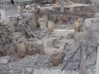 Ausgrabungen Akrotiri/Santorini &ndash; &copy; Georg Berger (Eberhardt TRAVEL)