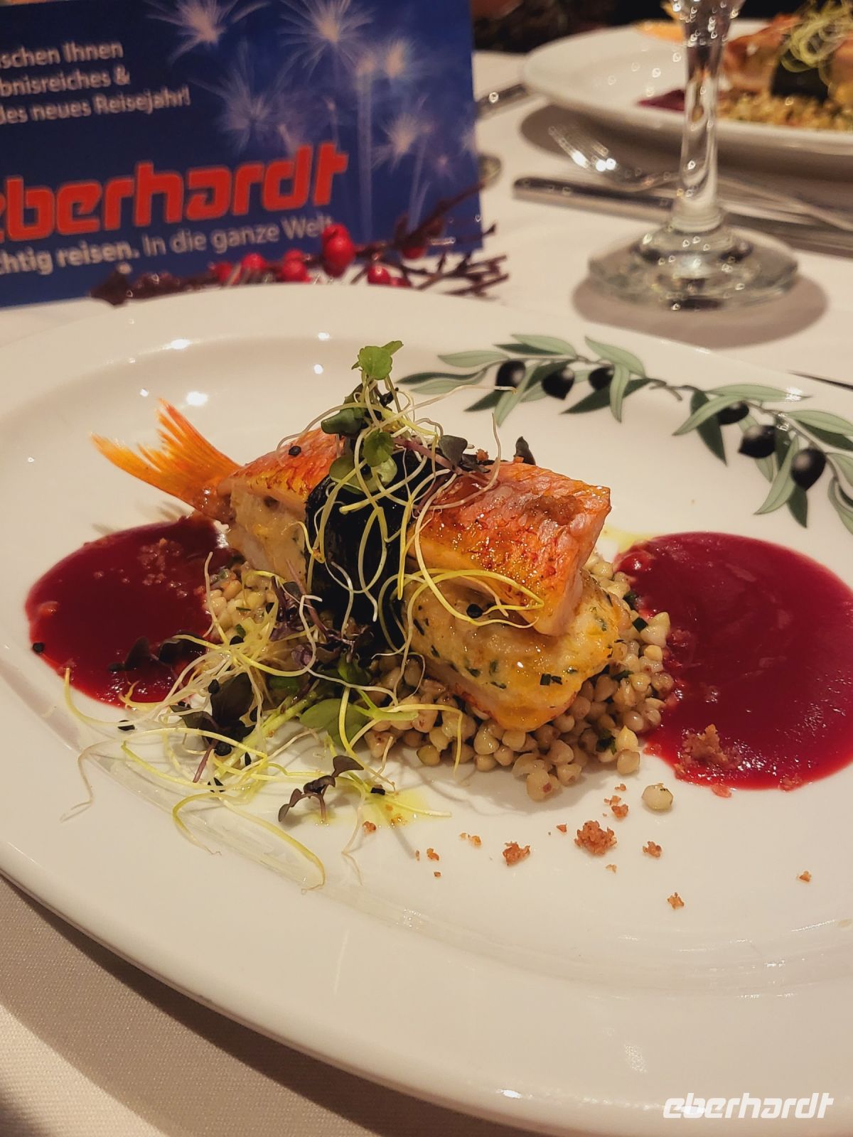 Auszug aus dem Gala-Dinner-Menü am Silvesterabend &ndash; &copy; David Faatz (Eberhardt TRAVEL)