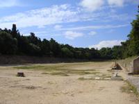 Stadion in der antiken Rhodos Stadt