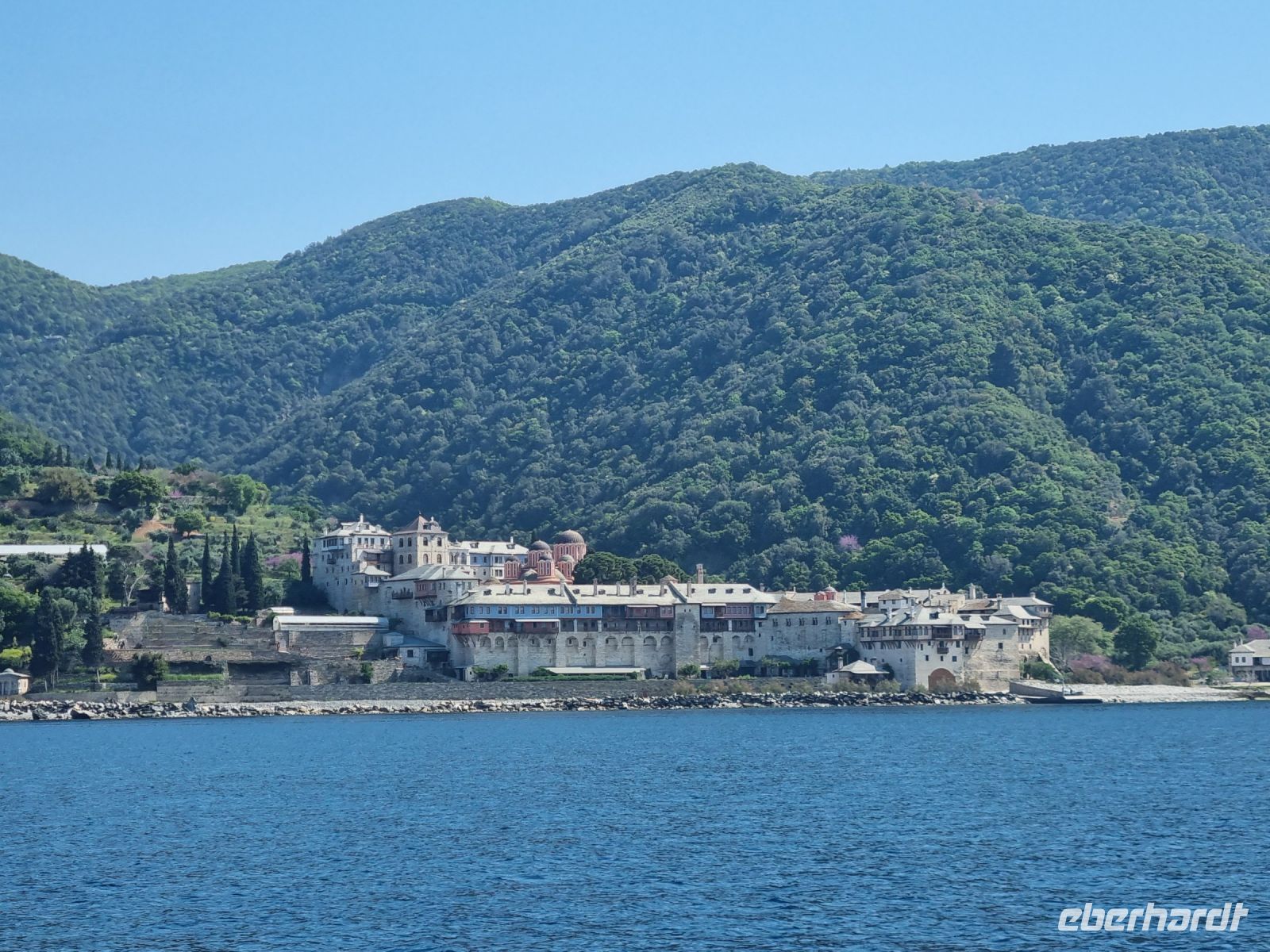 Schifffahrt zum Berg Athos - Kloster  Xenophontos &ndash; &copy; Katrin Deutschbein (Eberhardt TRAVEL)