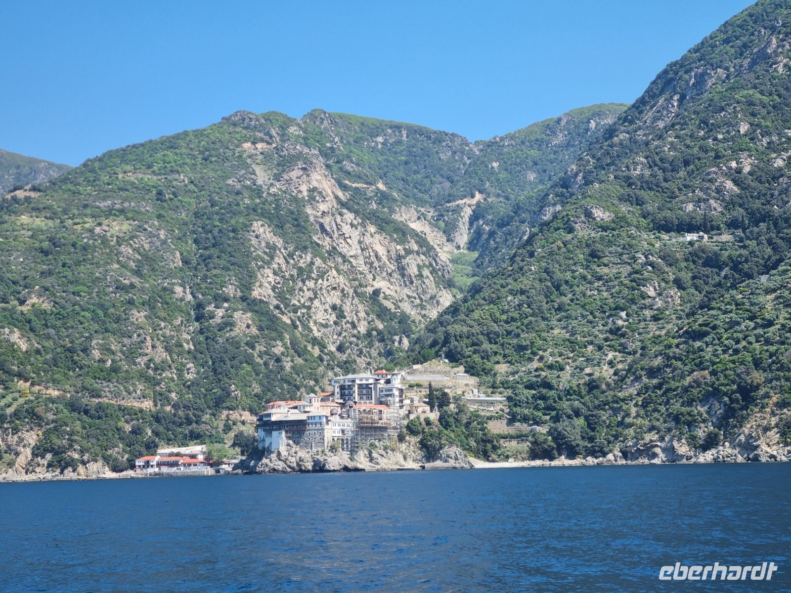 Schifffahrt zum Berg Athos - Kloster Grigoriou &ndash; &copy; Katrin Deutschbein (Eberhardt TRAVEL)