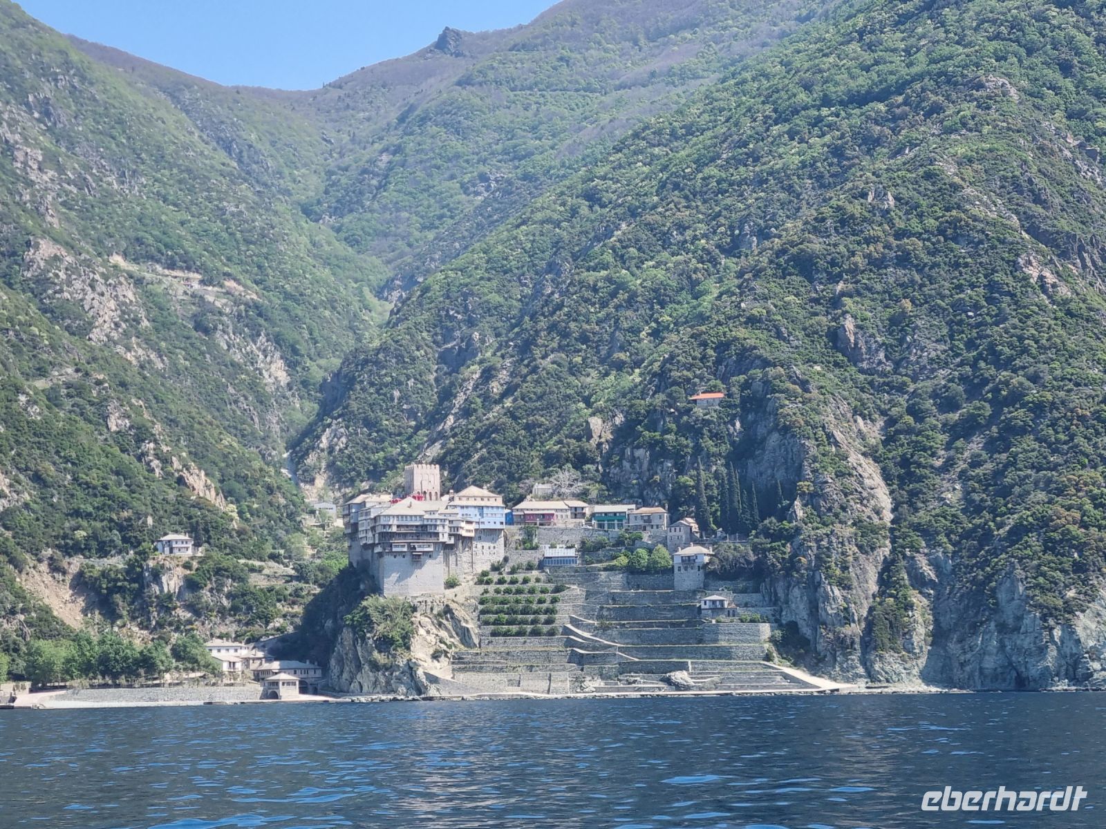Schifffahrt zum Berg Athos - Kloster Dionysiou  &ndash; &copy; Katrin Deutschbein (Eberhardt TRAVEL)