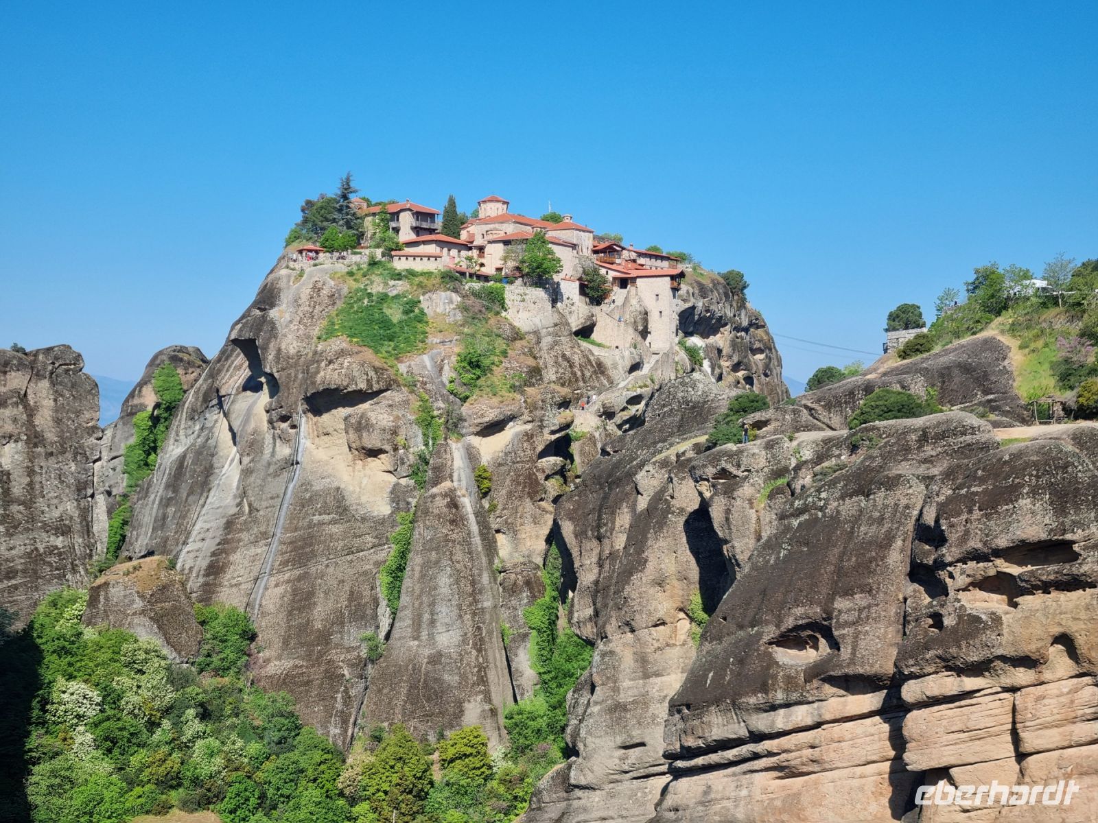 Meteora-Felsen - Kloster Megálo Metéoro &ndash; &copy; Katrin Deutschbein (Eberhardt TRAVEL)