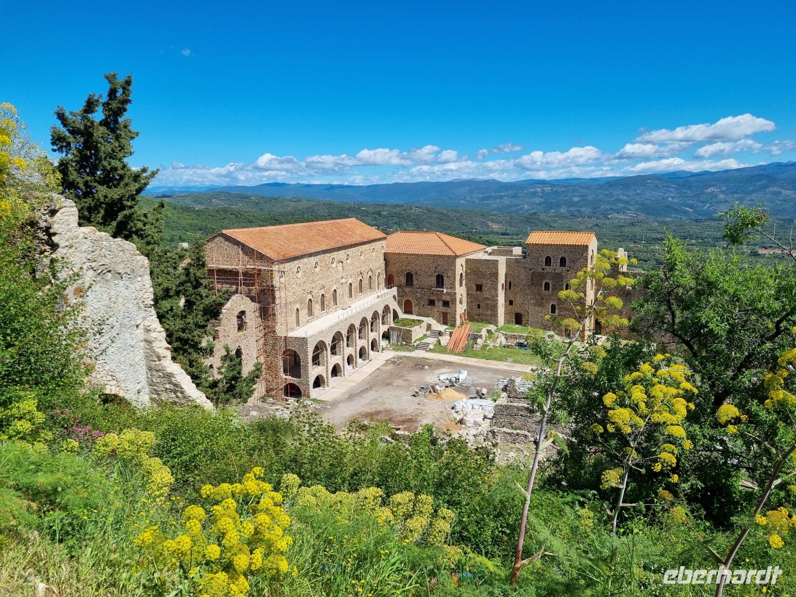 Mystras - Paläste &ndash; &copy; Katrin Deutschbein (Eberhardt TRAVEL)