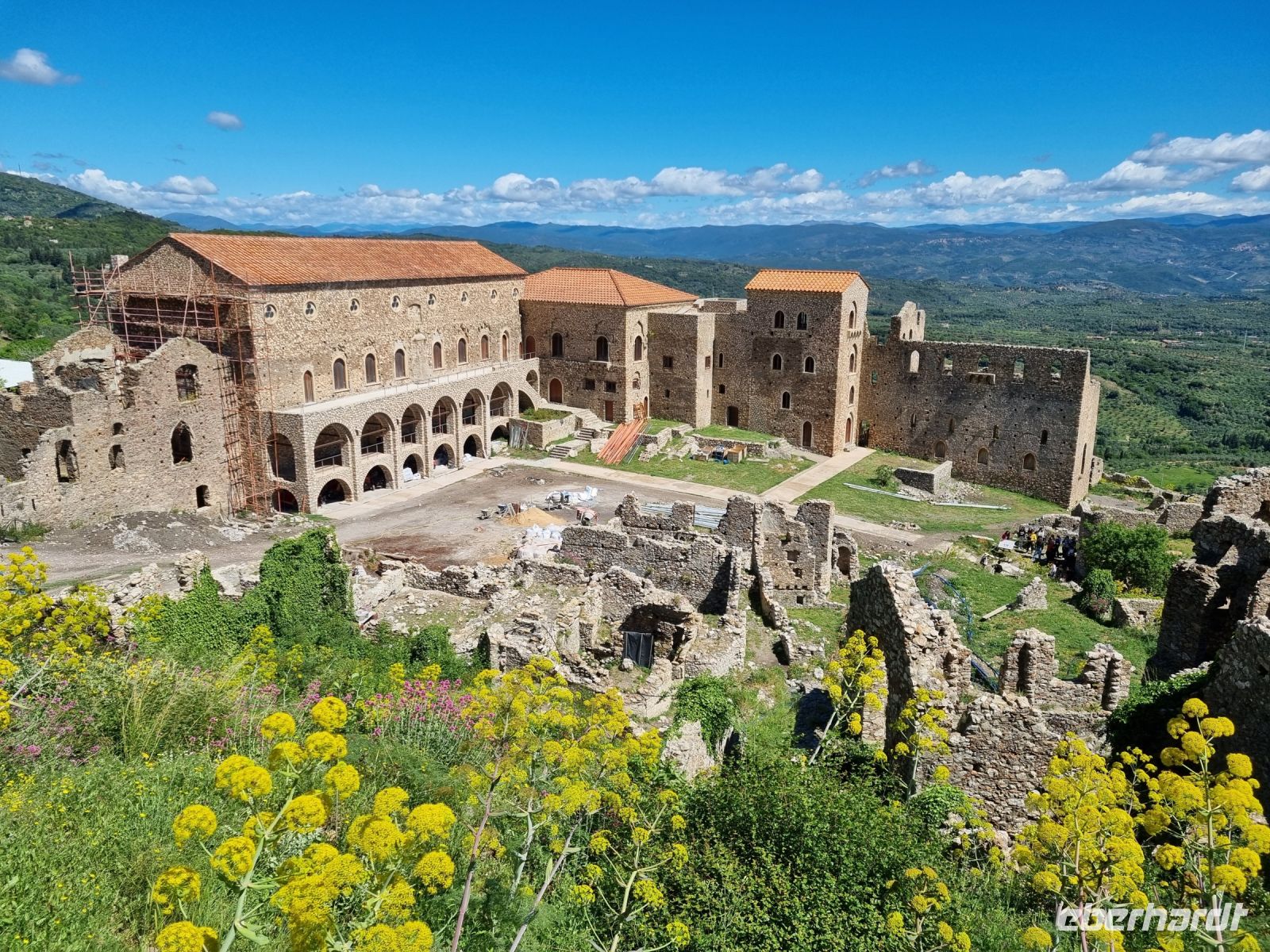 Mystras - Paläste &ndash; &copy; Katrin Deutschbein (Eberhardt TRAVEL)