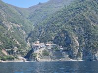 Schifffahrt zum Berg Athos - Kloster Dionysiou  &ndash; &copy; Katrin Deutschbein (Eberhardt TRAVEL)