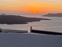 Sonnenuntergang in Thira &ndash; &copy; Wolf-Rüdiger Meyer (Eberhardt TRAVEL)