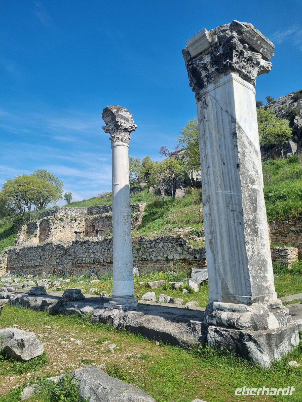 Archäologische Zone in Philippi (Basilika A) &ndash; &copy; Katrin Deutschbein (Eberhardt TRAVEL)